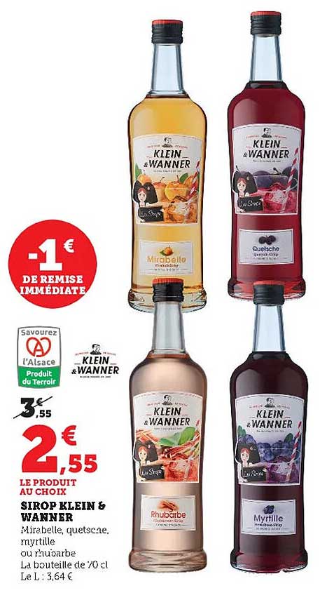 sirop klein & wanner