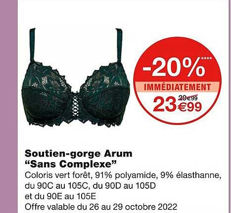 soutien-gorge arum "sans complexe"