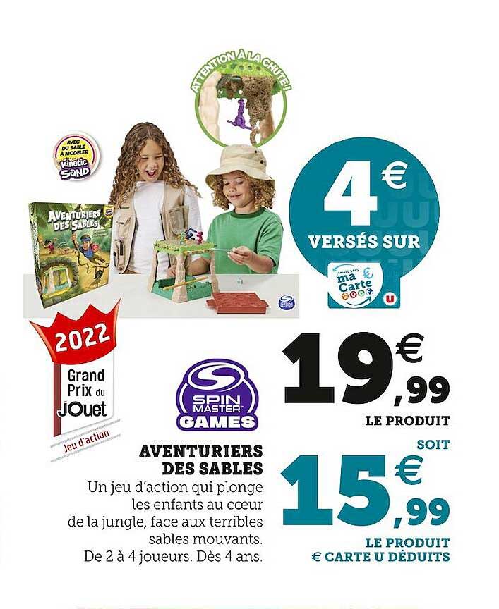 spin master games aventuriers des sables