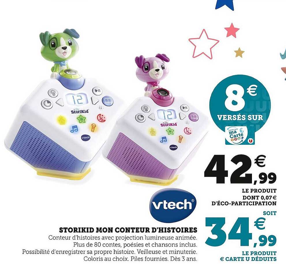 storikid mon conteur d'histoires vtech