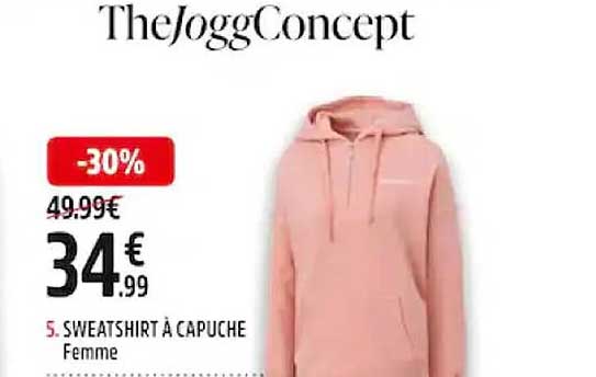 Sweat-shirt à Capuche Femme The Jogg Concept