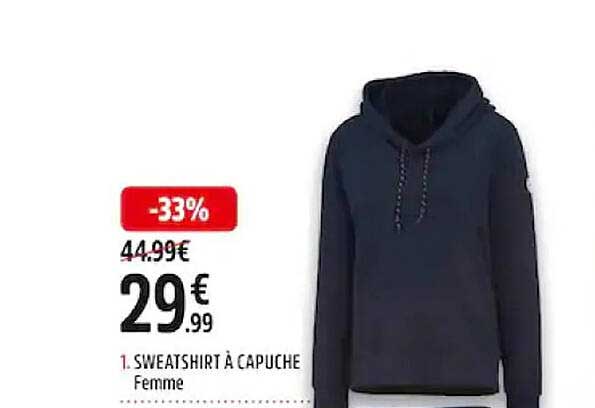 Sweat-shirt à Capuche Femme