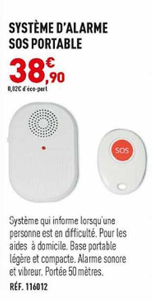 système d'alarme sos portable