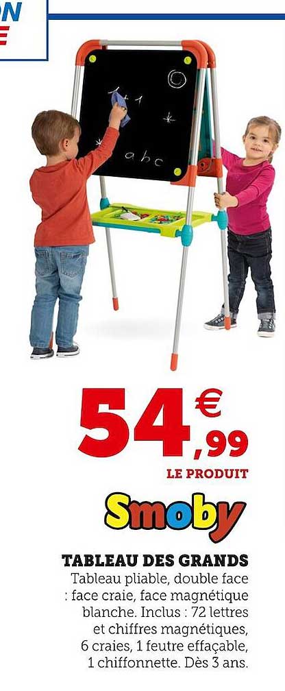 tableau des grands smoby