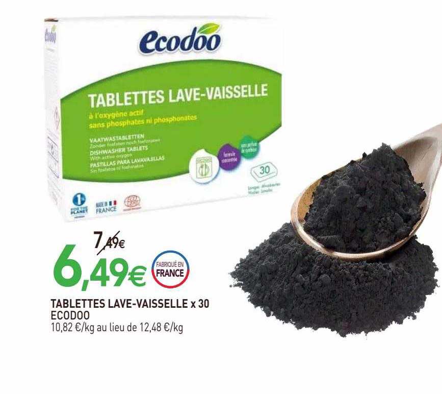 tablettes lave-vaisselle ecodoo