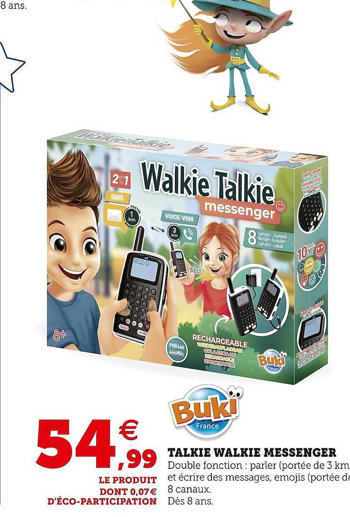 talkie walkie messenger buki