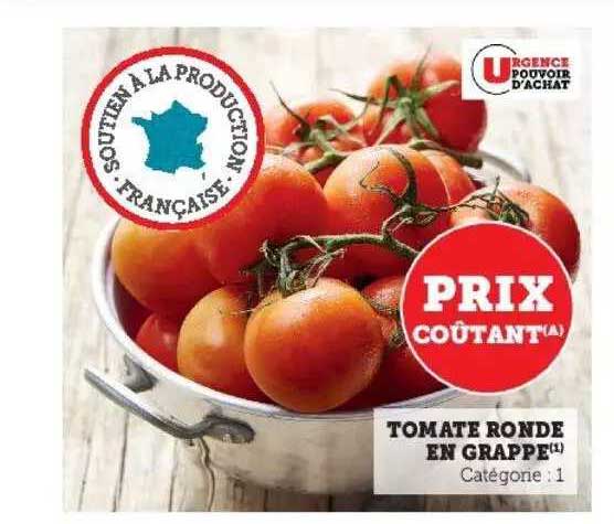 Tomate Ronde En Grappe