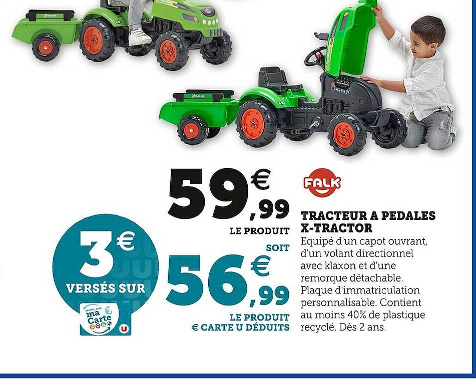 Tracteur à Pédales X-tractor