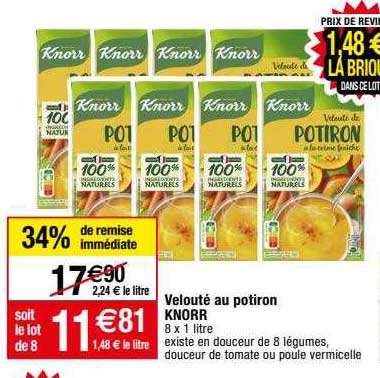 Velouté Au Potiron Knorr