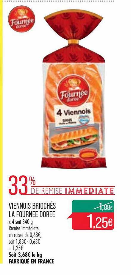 Viennois Briochés La Fournée Dorée