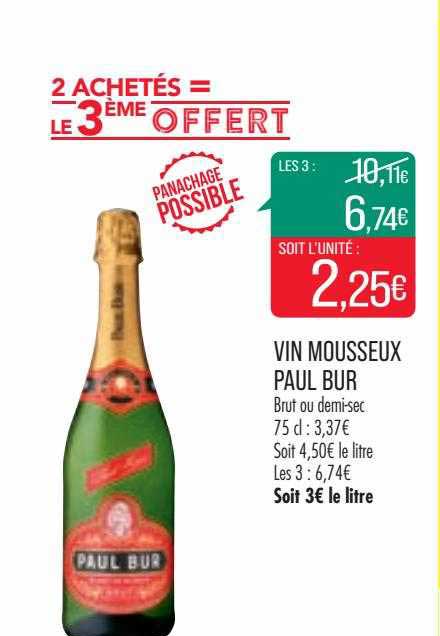 vin mousseux paul bur