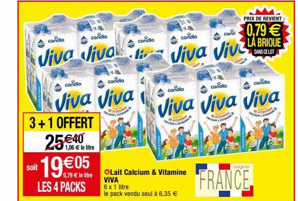 Viva Lait Calcium & Vitamine