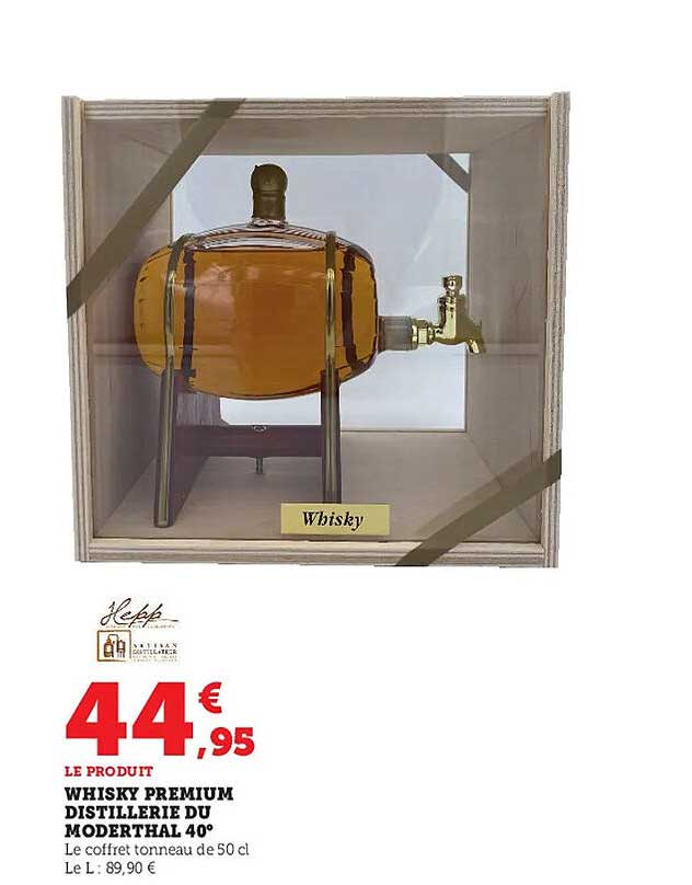 Whisky Premium Distillerie Du Moderthal 40°