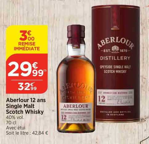 aberlour 12 ans single malt scotch whisky