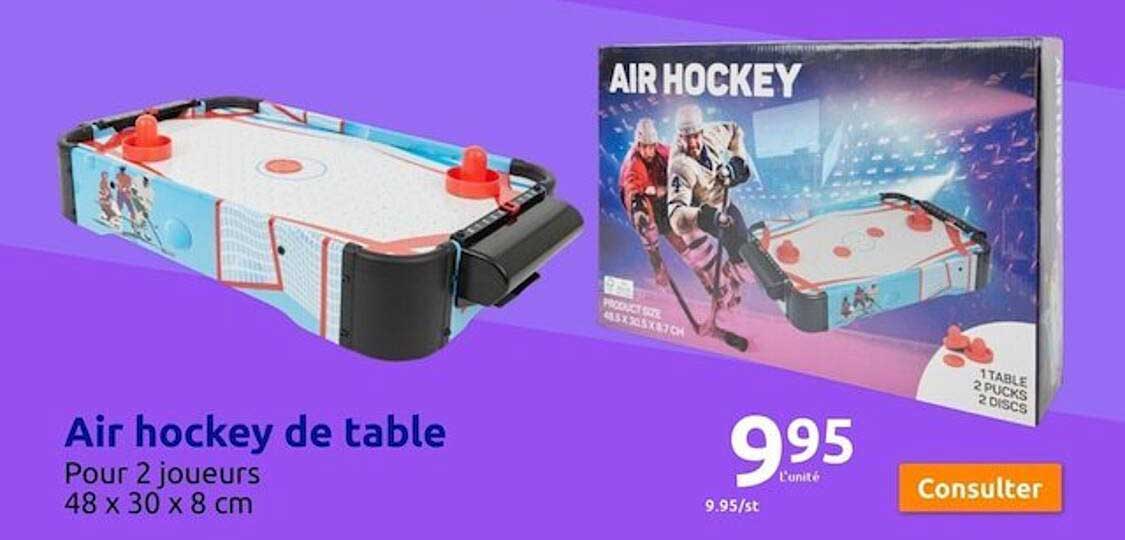 air hockey de table