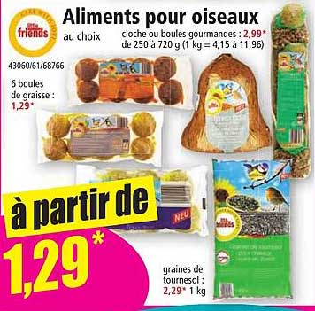 aliments pour oiseaux little friends