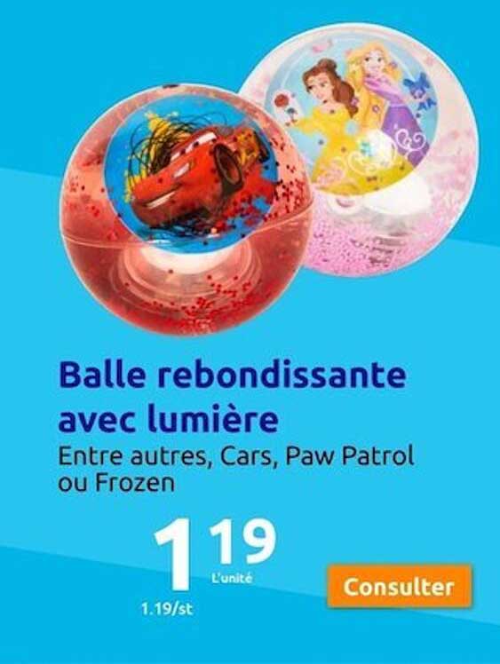 Balle Rebondissante Avec Lumiere