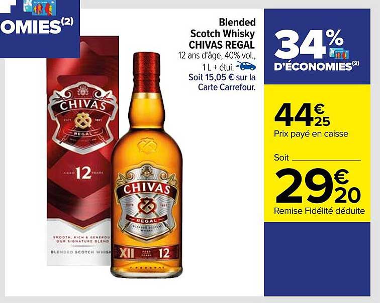 Blended Scotch Whisky Chivas Régal