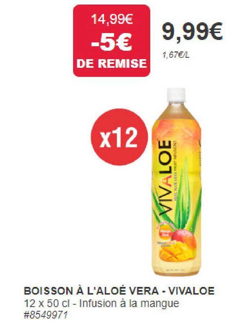boisson à l'aloé vera - vivaloe