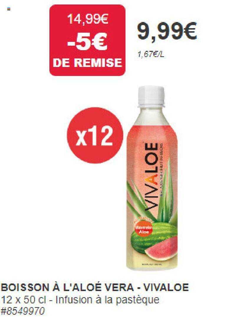 boisson à l'aloé vera - vivaloe