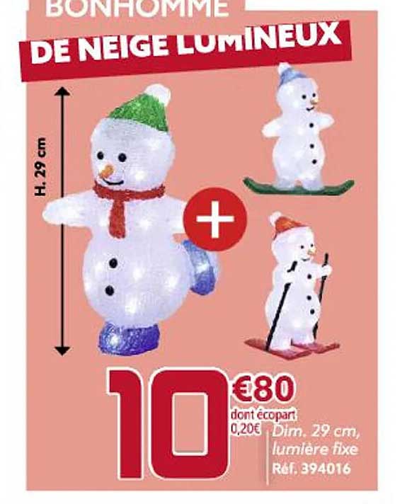 Bonhomme De Neige Lumineux