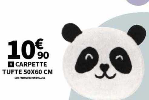 carpette tufte 50 x 60 cm