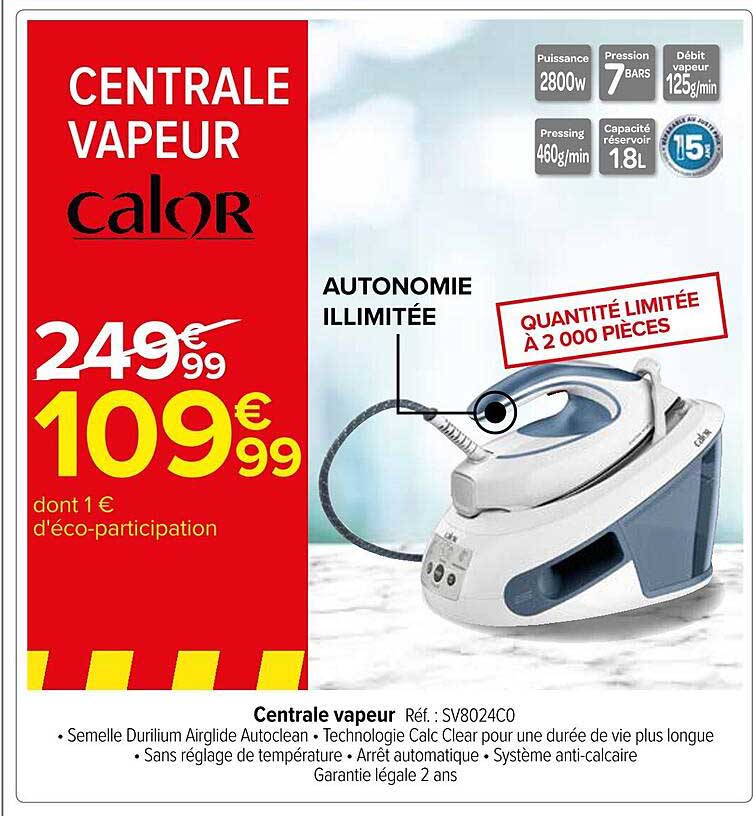 Centrale Vapeur Calor
