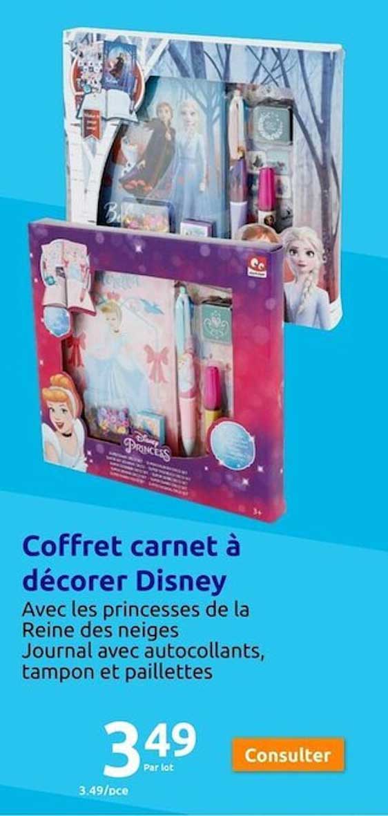Coffret Carnet A Decorer Disney
