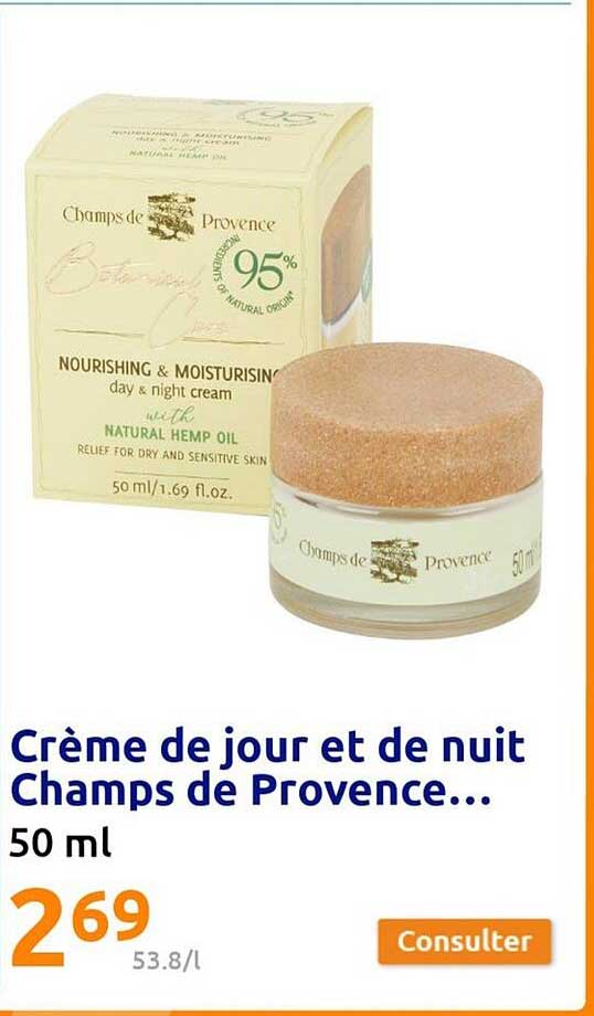 creme de jour et de nuit champs de provence