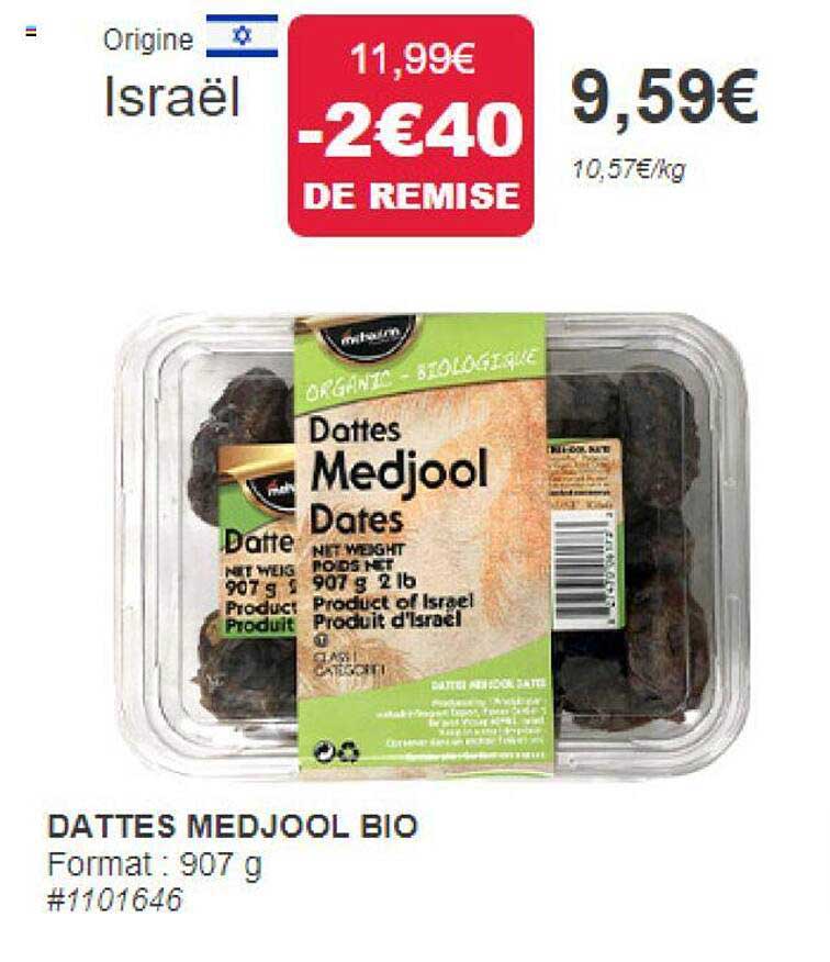 dattes medjool bio