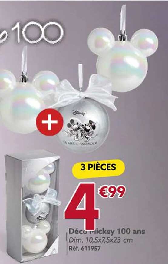 déco mickey 100 ans