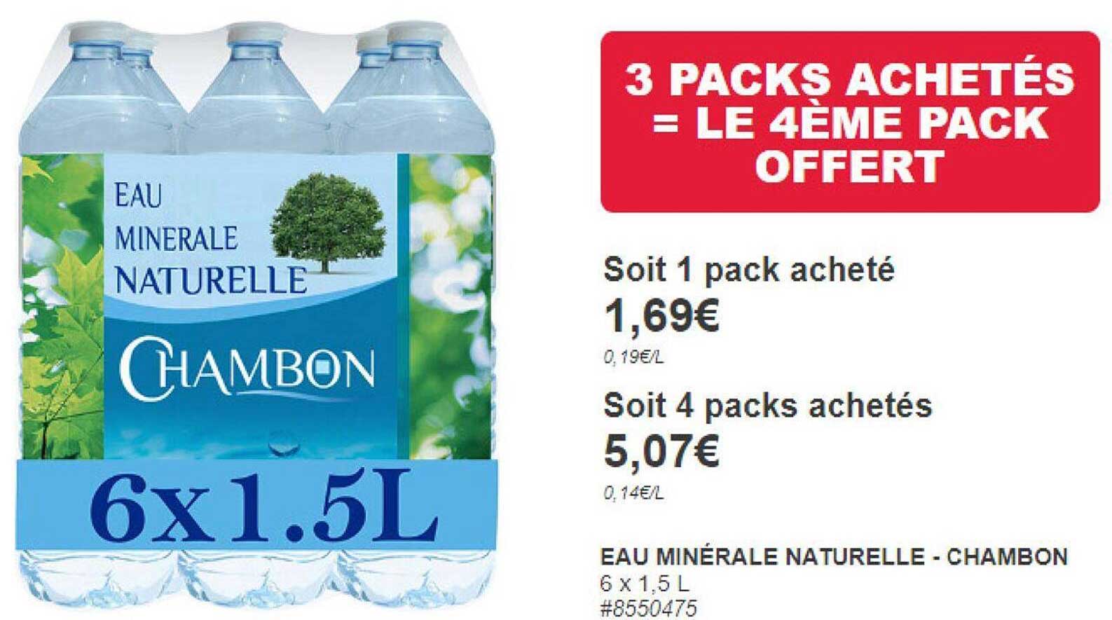 Eau Minérale Naturelle - Chambon