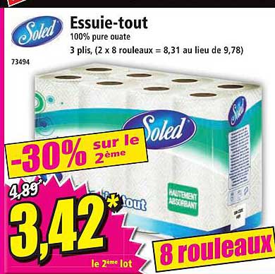 essuie-tout soled