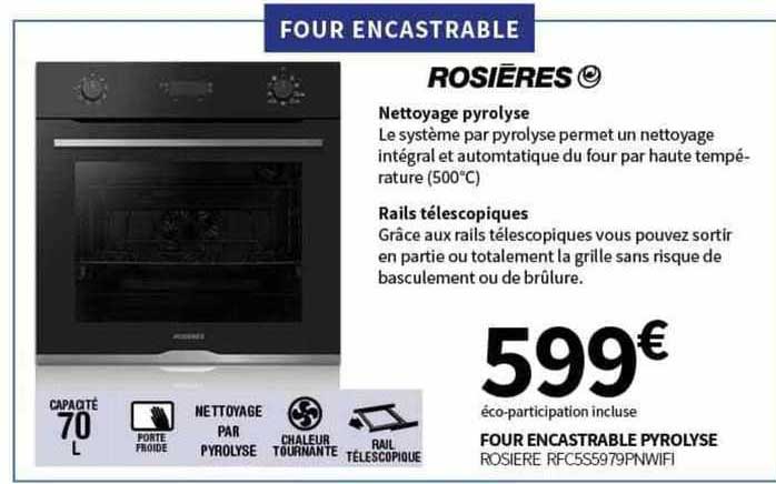 Four Encastrable Pyrolyse Rosières