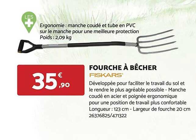fourche à bêcher fiskars