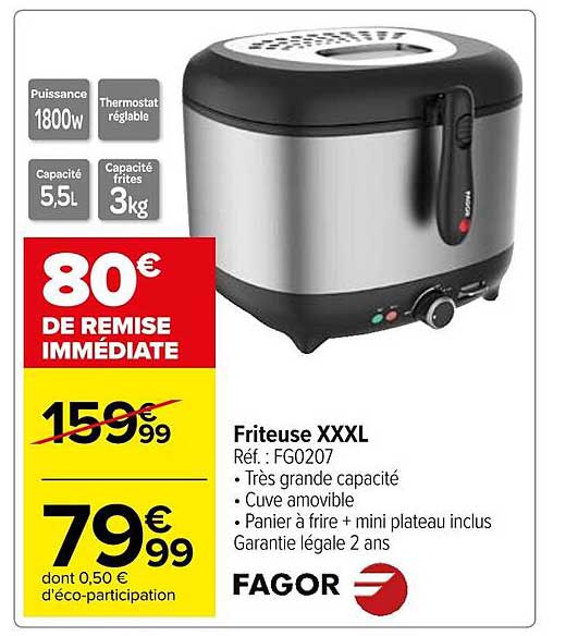 friteuse xxxl fagor