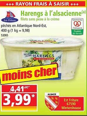 harengs à l'alsacienne