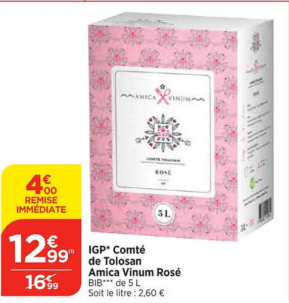 igp comté de tolosan amica vinum rosé