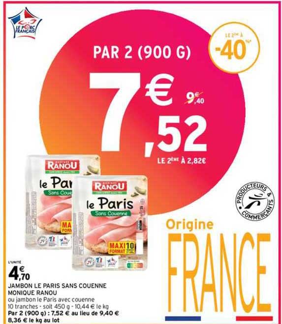 jambon le paris sans couenne monique ranou