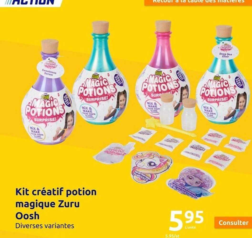 kit creatif potion magique zuru oosh
