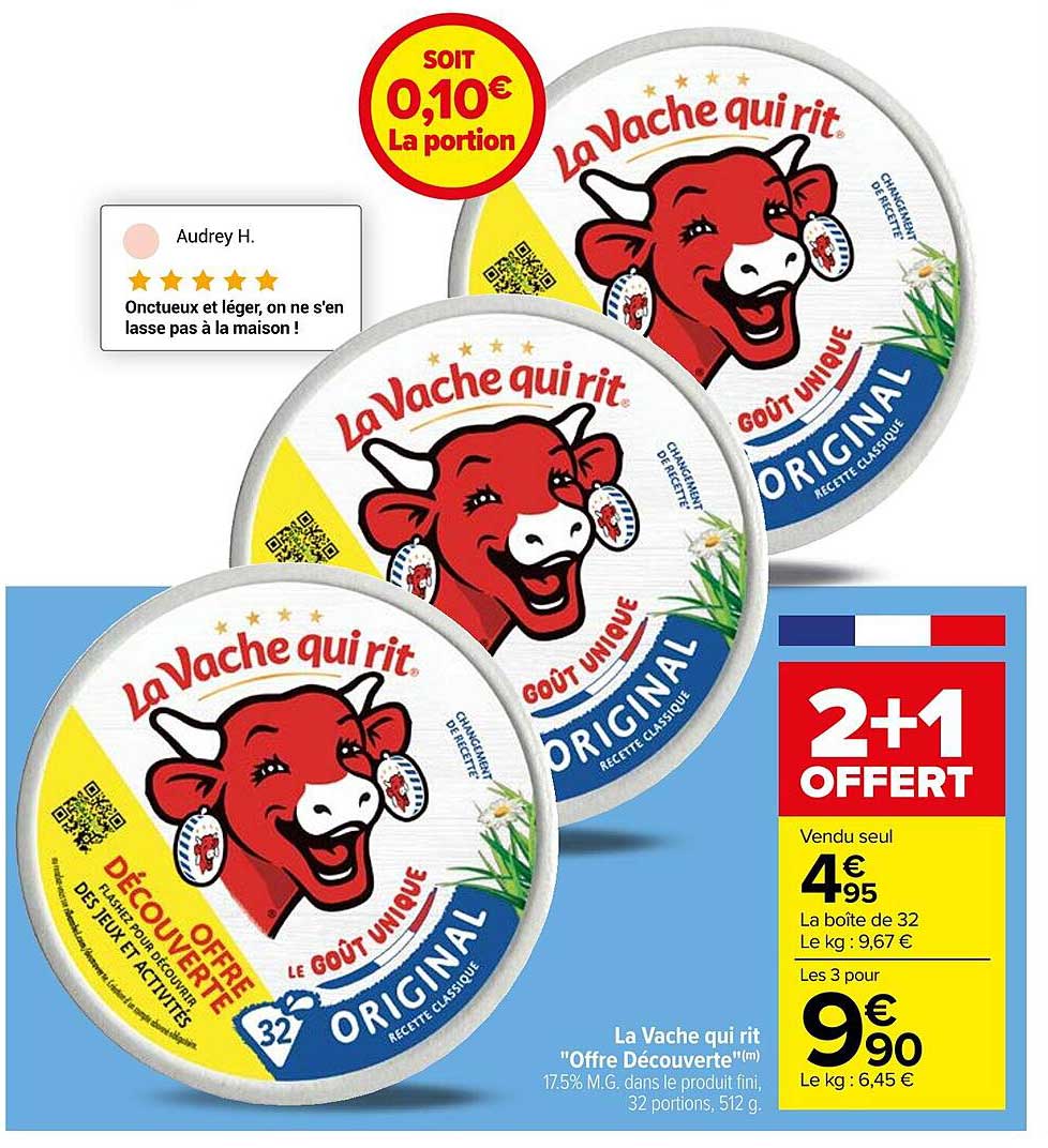 la vache qui rit "offre découverte"