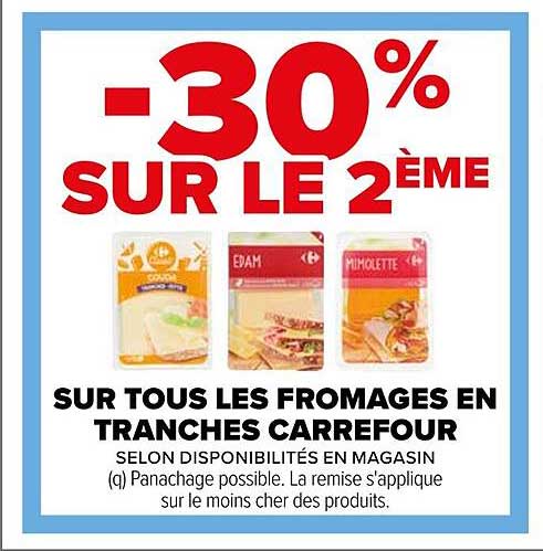 Les Fromages En Tranches Carrefour