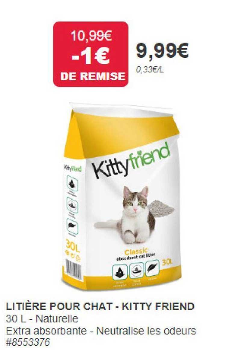 litière pour chat - kitty friend