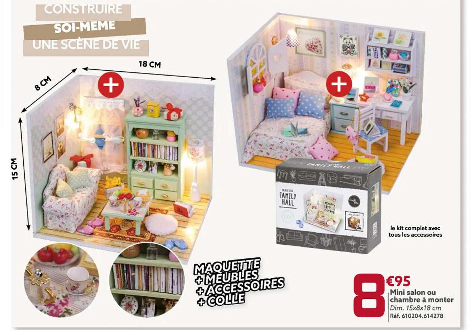 mini salon ou chambre à monter