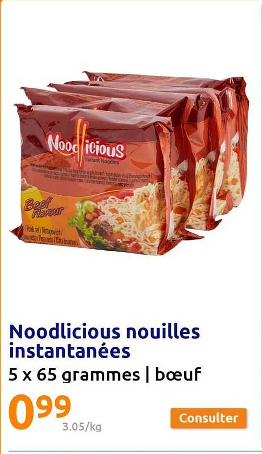 Noodlicious Nouilles Instantanees