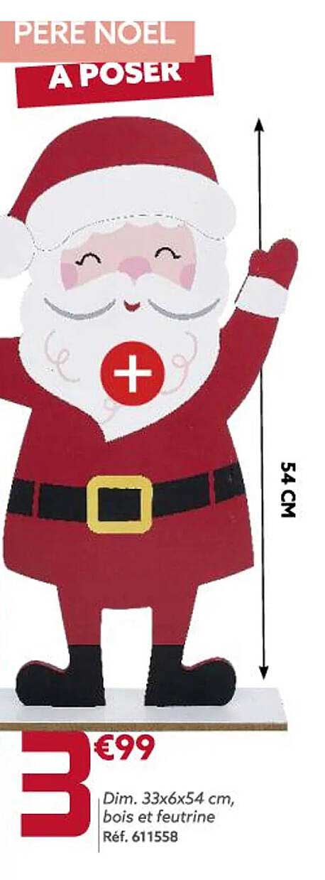 père noël à poser