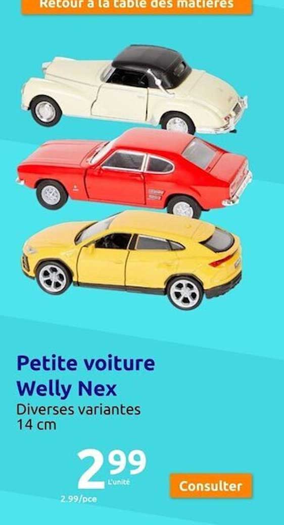 petite voiture welly nex