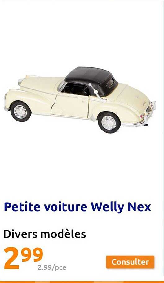petite voiture welly nex