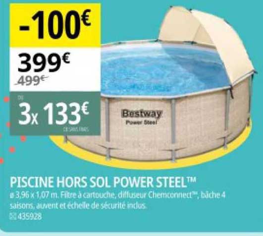 piscine hors sol power steel bestway