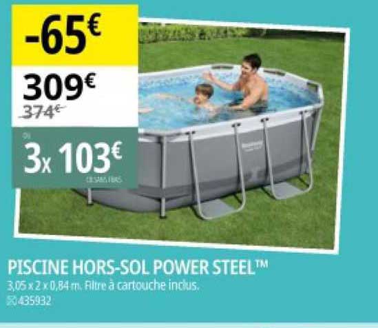 piscine hors-sol power steel bestway